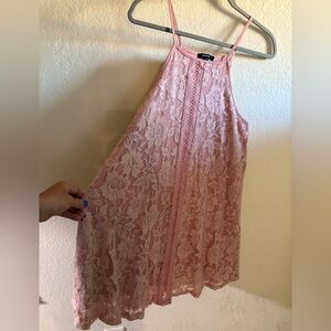 Ambiance Blush Lace Top